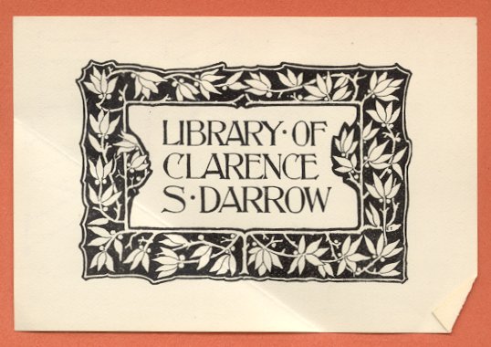Clarence Darrow bookplate