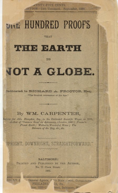 100 Proofs that the Earth is not a Globe, the Flat Earth